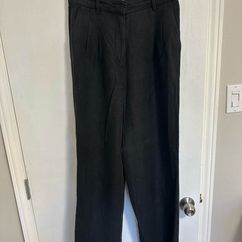 Aritzia Wilfred Effortless Linen Pants TALL